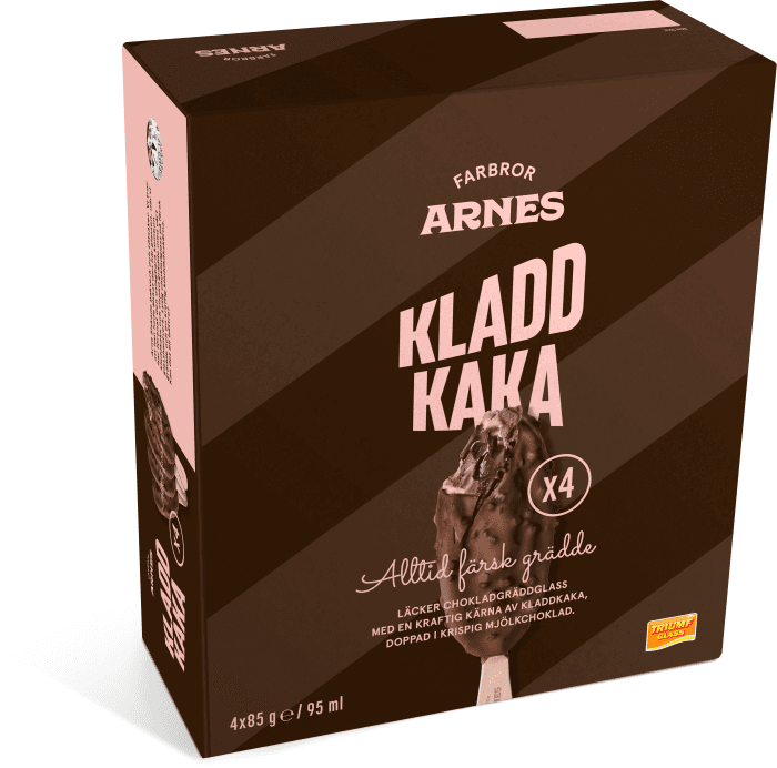 Pinnglass Farbror Arnes kladdkaka