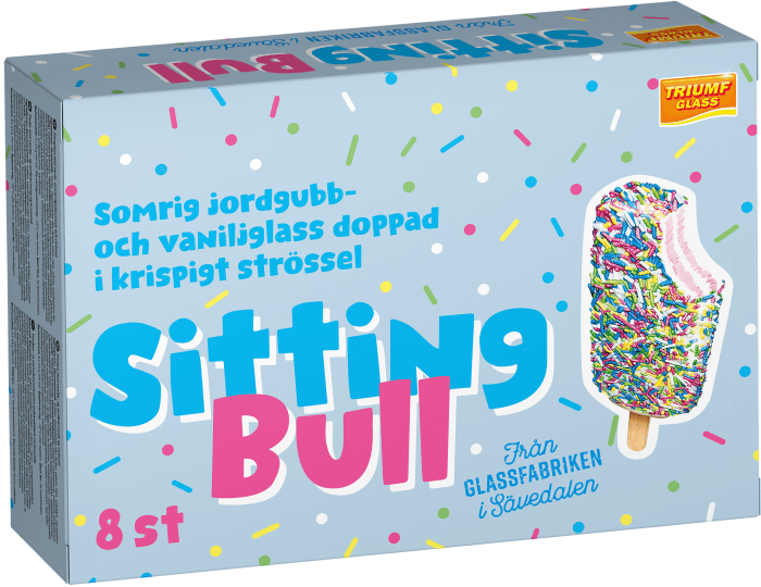 Glasspinnar Sitting Bull