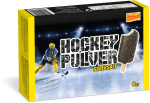 Glasspinnar Hockeypulver