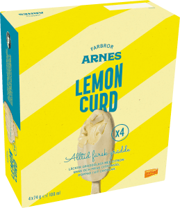Pinnglass Farbror Arnes Lemon curd 4-pack