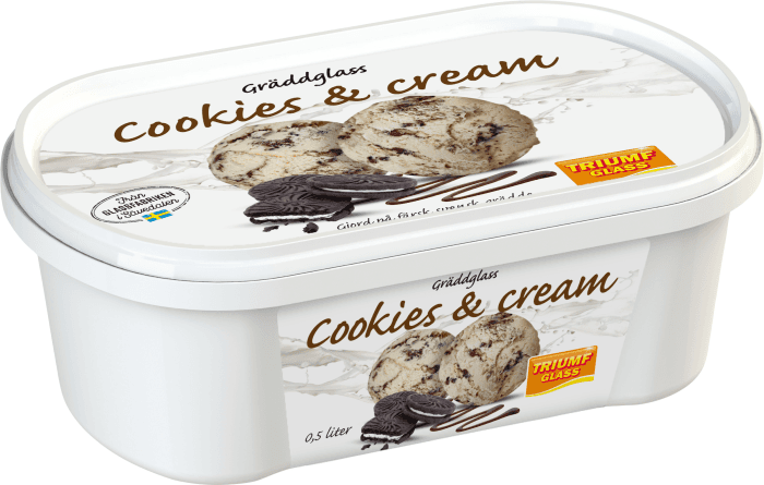 Gräddglass Cookies & Cream