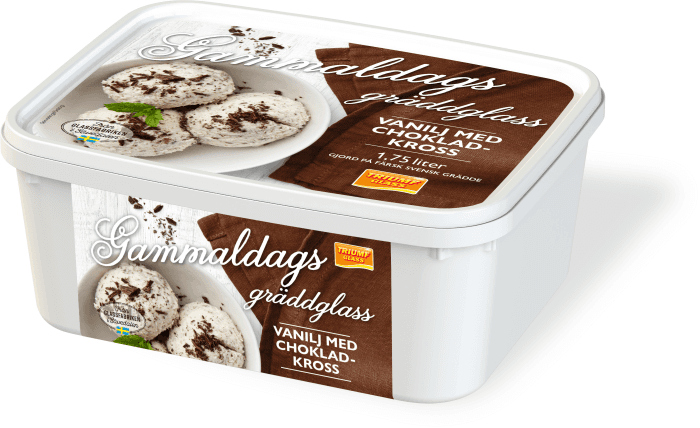 Gräddglass Chokladkross