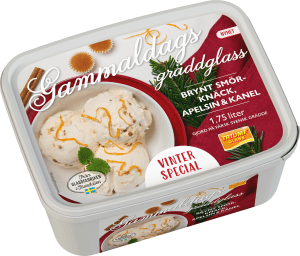 Glass Brynt Smör Knäck