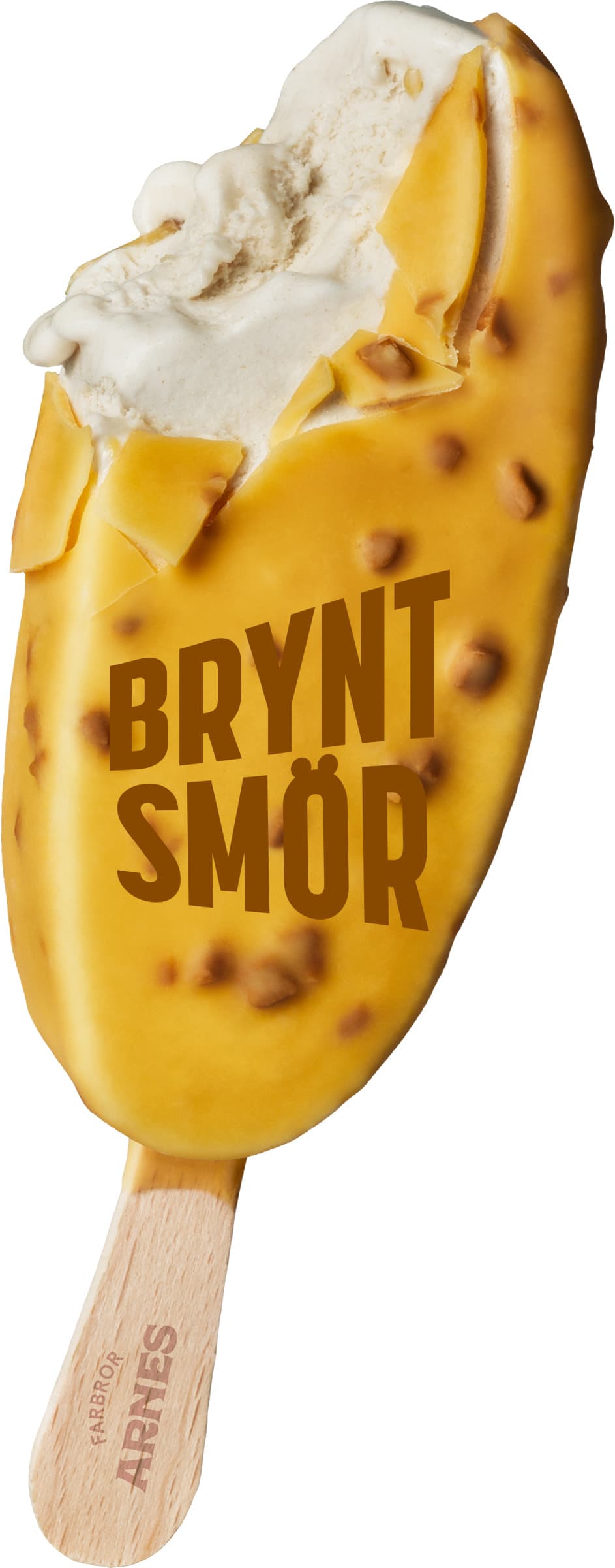 Glasspinne Farbror Arnes Brynt Smör