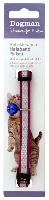 Halsband med säkerhetslås för katt