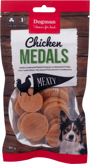 Hundgodis Chicken Medals