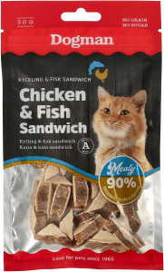 Kattsnacks Chicken & Fish Sandwich