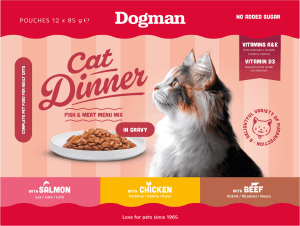 Kattmat Meny Mix Sås 12-Pack