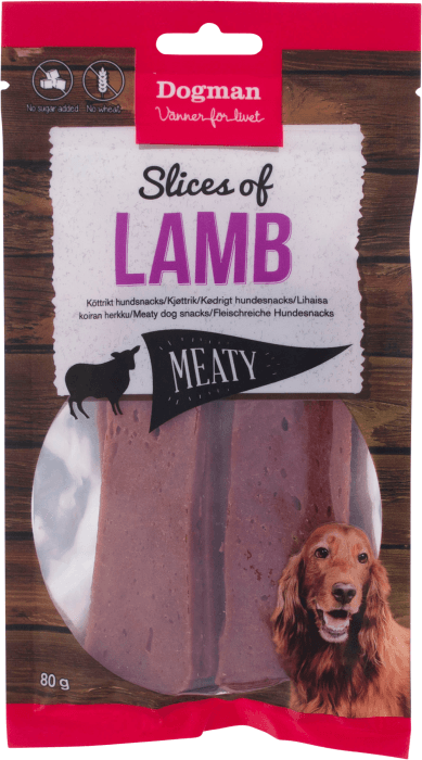 Hundsnacks Slices of Lamb