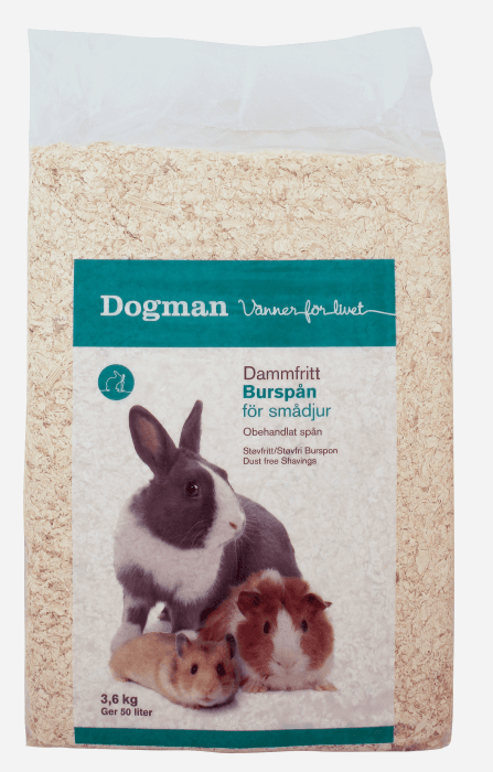 Burspån för smådjur