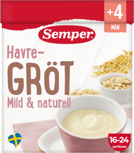 Havregröt Mild & Naturell +4M 16-24 portioner