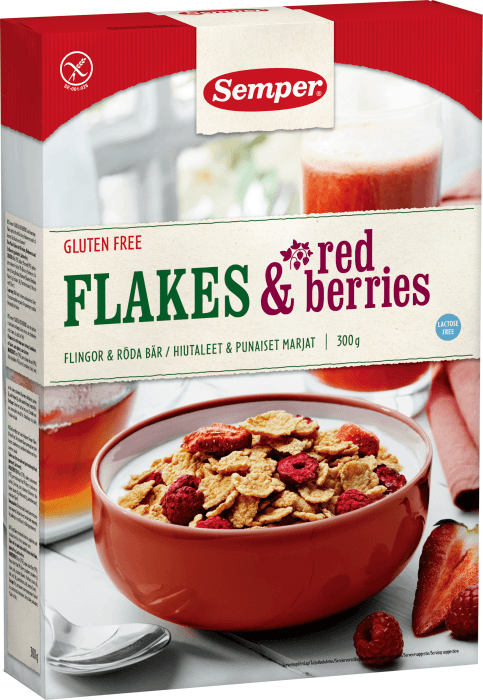 Flakes & red berries Glutenfri
