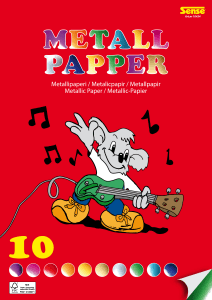 Metall papper A4 10 ark