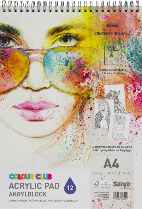 Spiralblock Akryl A4