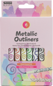 Fiberpennor Metallic