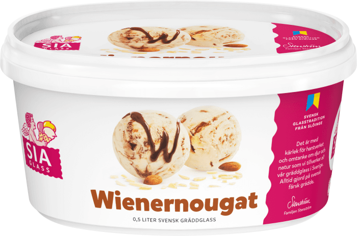 Gräddglass Wienernougat