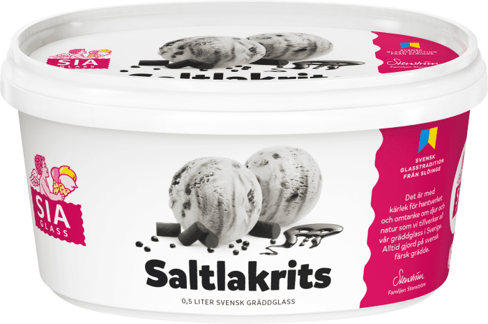 Gräddglass Saltlakrits
