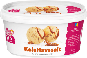 Gräddglass Kola Havssalt