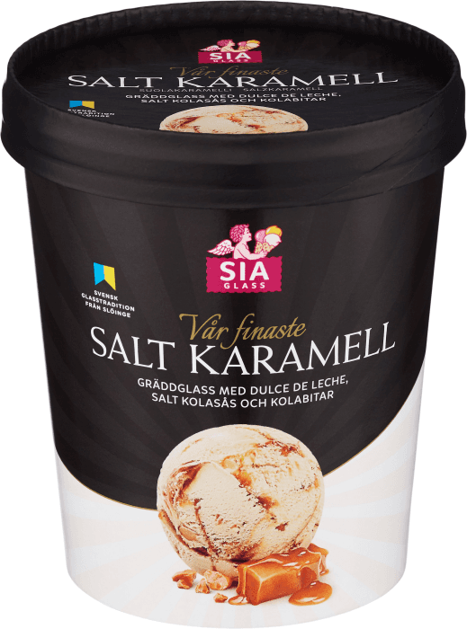 Gräddglass Vår Finaste Salt Karamell