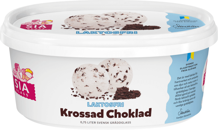 Gräddglass Chokladkross Laktosfri