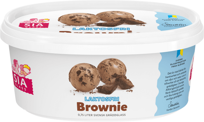 Gräddglass Brownie Laktosfri