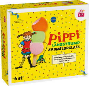 Glasspinnar Pippi Långstrump Krumelurglass