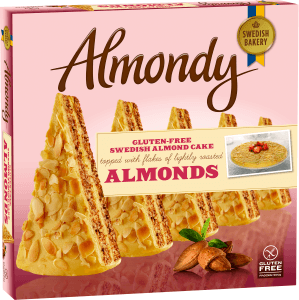 Mandeltårta Glutenfri, Fryst