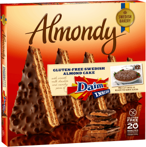 Daimtårta Mandel Glutenfri, Fryst