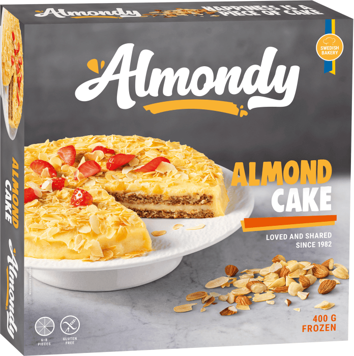 Mandeltårta Glutenfri Fryst