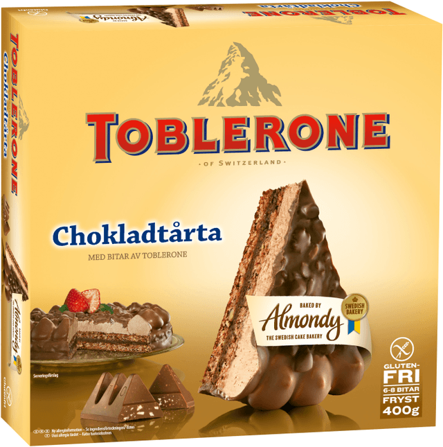 Mandeltårta Toblerone Glutenfri Fryst