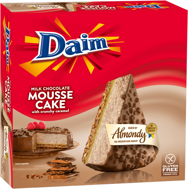 Moussetårta Daim Fryst