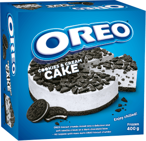 Oreotårta cookies & cream Fryst