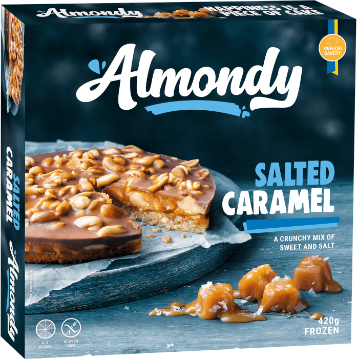 Tårta Salted Caramel Glutenfri Fryst