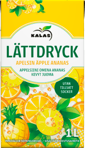 Lättdryck Apelsin, Äpple & Ananas