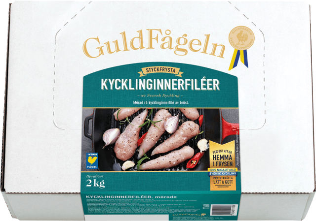 Kycklinginnerfiléer Fryst
