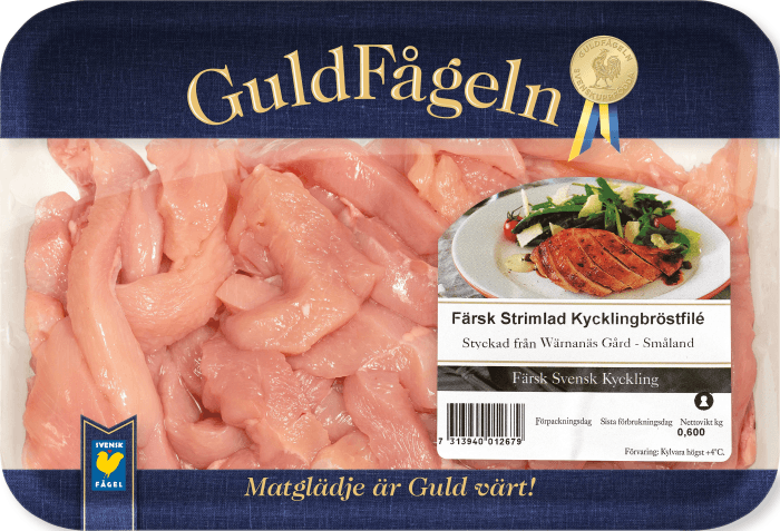 Kycklingbröstfilé Strimlad