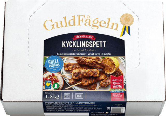 Kycklingspett Grillade Fryst