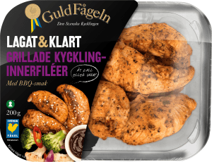 Kycklinginnerfilé grillad BBQ