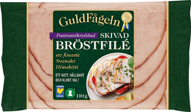 Hönsbröstfile Pastramikryddad Skivad
