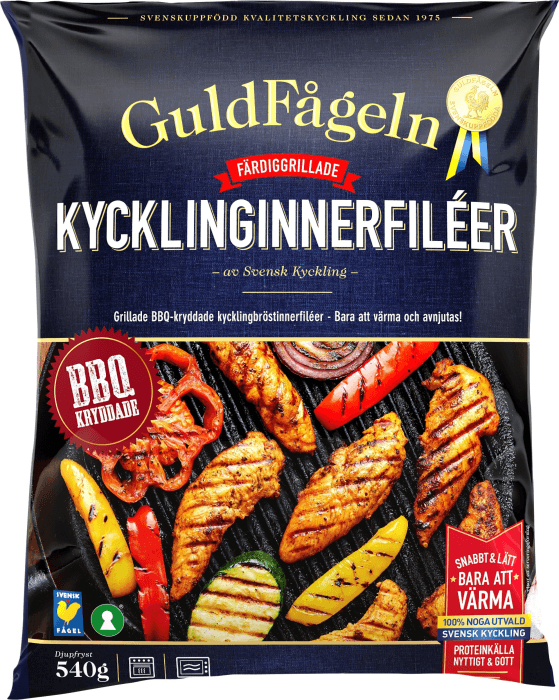 Grillade innerfiléer BBQ Fryst