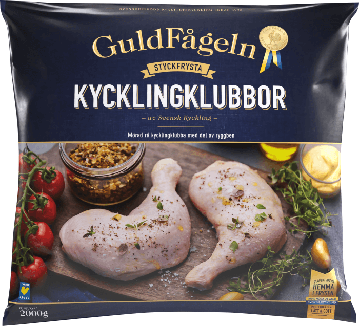 Kycklingklubbor Fryst