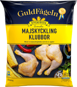 Majskycklingklubbor Svenska Fryst