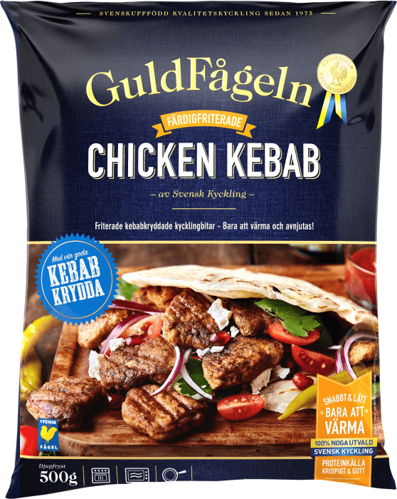Kyckling Kebab Fryst