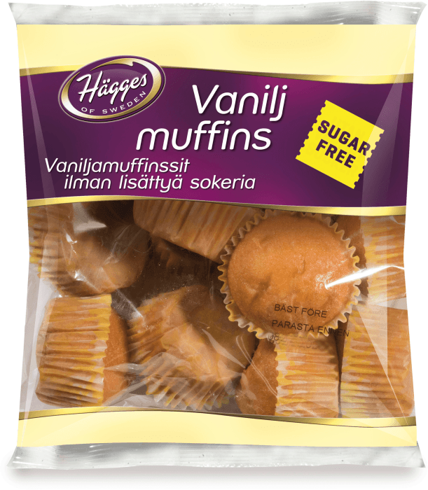 Vaniljmuffins Sockerfri