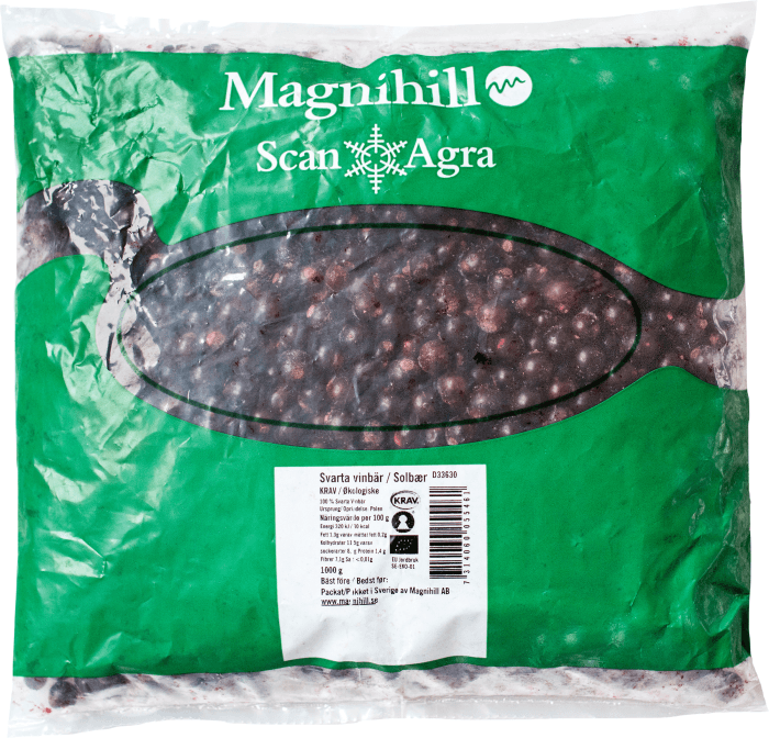 Svarta Vinbär Fryst EKO KRAV