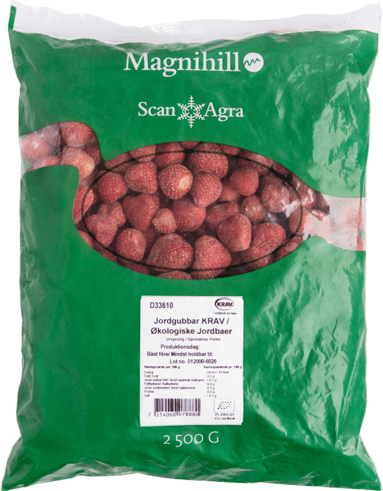 Jordgubbar Fryst EKO KRAV