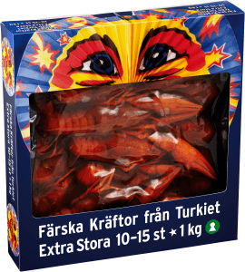 Kräftor färska extra stora 10-
