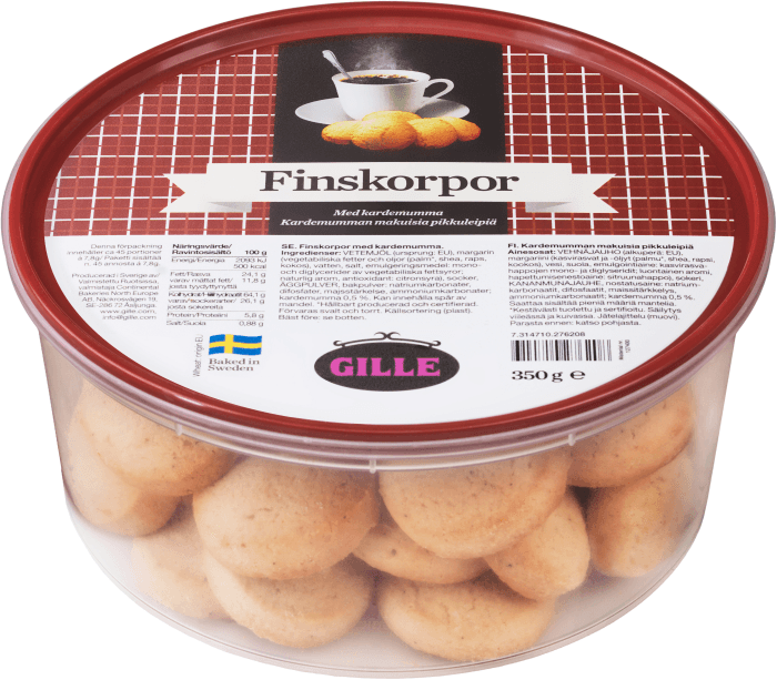Finskorpor Kardemumma