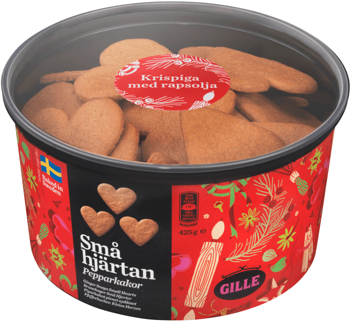 Pepparkakor Små Hjärtan