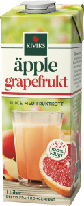 Juice Äpple Grapefrukt med fruktkött